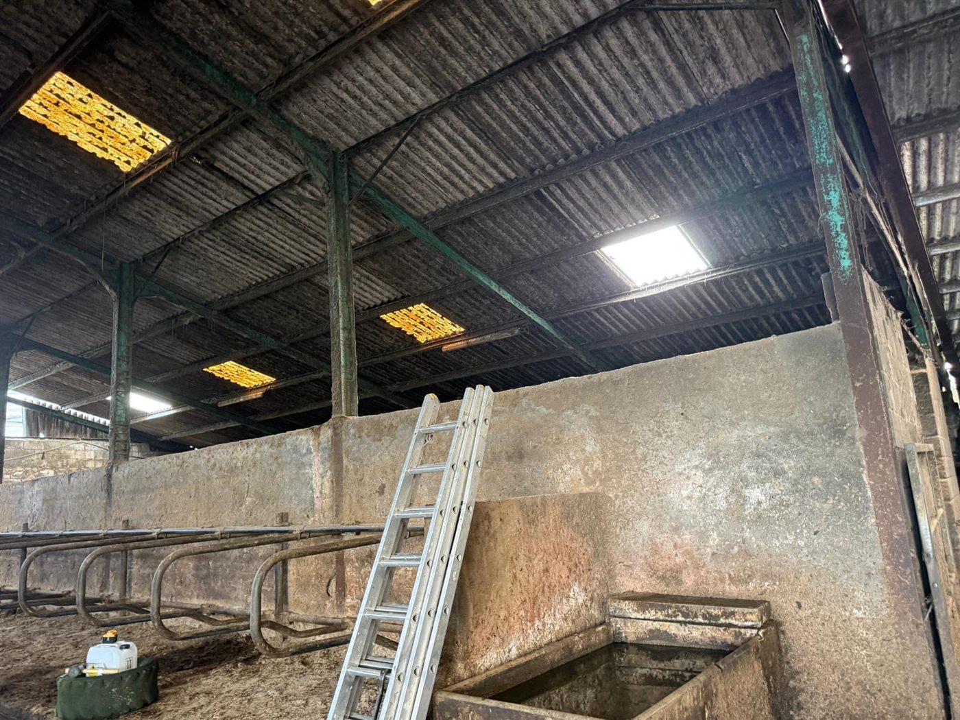 Agricultural building interior