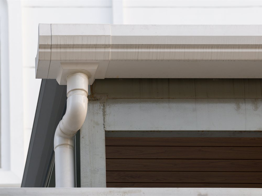 Guttering — a recent ESW job